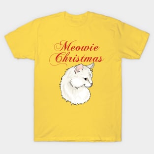 Meowie Christmas kawaii purr cat T-Shirt